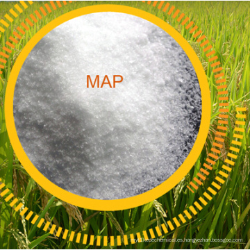 Fórmula química monoamonio fosfato fertilizante mapa